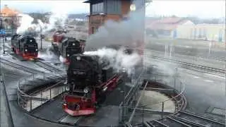 Brockenbahn Impressionen: Winterdampf zum Brocken
