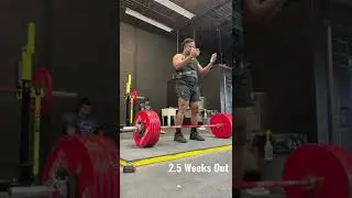 617 lb Deadlift. Peaking for USAPL Raw Nationals