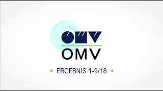 OMV Ergebnis J&auml;nner- September 2018