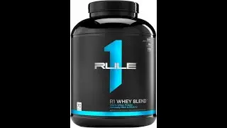 Розпакування Протеїн Rule 1 Whey Blend 2.27 кг Strawberriess & Creme з ROZETKA