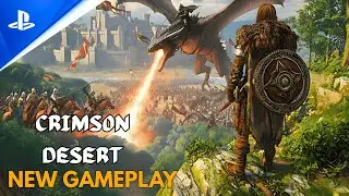 CRIMSON DESERT ALL New Gameplay Boss Fights & Open World | ULTRA Realistic Graphics (4K 60FPS HDR)