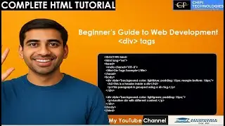 Complete HTML Tutorial - Detailed explanation of div tag