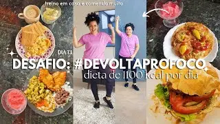 DESAFIO: #devoltaprofoco! Alimentação básica de 1100kcal, exercícios em casa, pulando corda e mais..