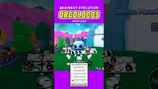 OPEN ORCOLOCOS CRATE ! Brainrot Evolution #roblox
