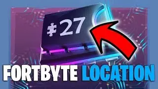 FORTNITE FORTBYTE 27 - FOUND SOMEWHERE WITHIN MAP LOCATION A4