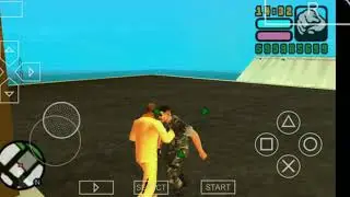 GTA vice city stories (PPSSPP) - throwing Jerry off the roof