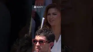 Zendaya Watching The Tennis In Monte-Carlo!