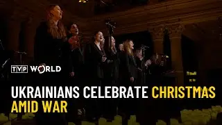 Candles and carols: Ukrainians celebrate Christmas amid war