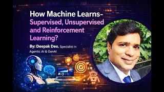 How Machines Learn- Supervised, Unsupervised and Reinforcement Learning