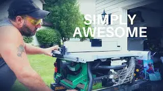 BEST TABLE SAW EVER! Metabo 36V MultiVolt Brushless 10