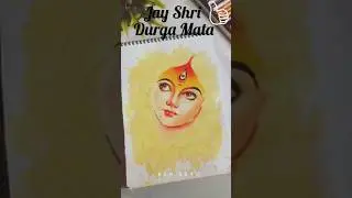 how to draw Durga drawing 😇😇  #youtube #yt #ytshorts #@vikasart