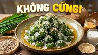 Chè bột báng| Cách nấu chè trôi nước từ bột báng lá dứa l   Mưu sinh miền quê