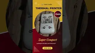 Cute Mini Thermal Printer for Great Memories #printer