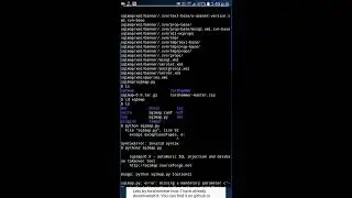 Setting up Termux Storage, Running Scripts (sqlmap, torshammer, etc.)  ~ GR3Y