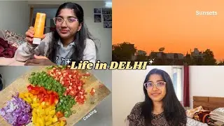 Life in Delhi VLOG🤍 Udaipur Haul , Cooking