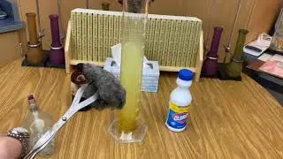 Iron Chloride in RamZland! 2 Fe(s) + 3 Cl2(g) &rarr; 2 FeCl3(s)⚗️