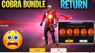 2022 NEW COBRA BUNDLE EVENT RETURN FREE FIRE ||NEW EV || COBRA BUNDLE RETURN||FF NEW EVENT#3