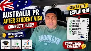 PR Visa Full Explained After Student Visa | Australia PR 2025 | 189, 190, 491 #nomangupshup #student