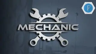 How to make 3D Logo | Logo kaise banaye | Mechanic Logo design