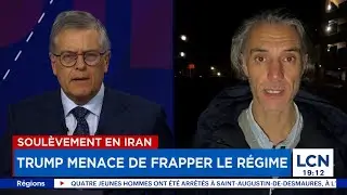 Soulèvement en Iran: Trump menace de frapper le régime