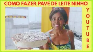 COMO FAZER PAVE DE LEITE NINHO👏😋 . #receitadelicia