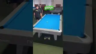 Very impressive drawshot...#billiards#skills#8ballpool#drawshot
