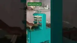 A1 paper plate machine single die semi automatic #video #videos #call 9951050621 #machinery