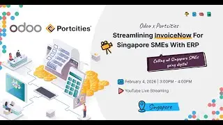 Odoo x Port Cities: Streamlining InvoiceNow for Singapore SMEs with ERP