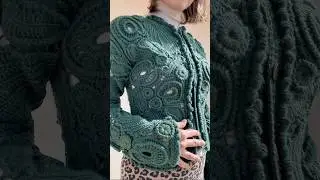 I Made Irish Crochet Cardigan! 🥹❤️💖 The Best Crochet Creation So Far! 🥳 #irishcrochet #crochetjoy