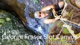 Hiking POV: Waterfalls in the George Fraser Slot Canyon