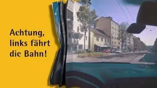 Augen auf... links kommt die Bahn!