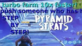 HOW TO TURBO FARM IN FORTNITE SEASON 5!HOW TO PUSH SOMEONE WHO HAS THE HIGH GROUND!!