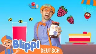 Blippi besucht eine Himbeerfabrik 🍓 Blippi Deutsch | Abenteuer und Videos für Kinder