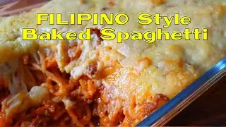 Filipino Style Creamy Baked Spaghetti