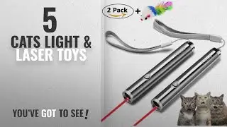 Top 10 Cats Light & Laser Toys [2018]: FYNIGO Cat Toys,Interactive Light Toys for Cats and Dogs,2