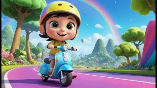 My Pink Scooty&rsquo;s Flying Wheels | Sparkle Zoom Song for Kids | Ride Through the Sky on Wings of Fun!