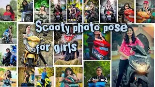 New style scooty photoshoot pose for girls | scooty photo pose idea 2022🔥 | Lx  photography