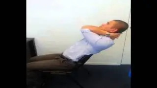 Thoracic back extension exercise - McKenzie method