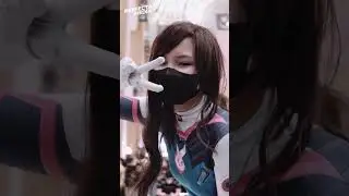 DVA OVERWATCH COSPLAY! #shorts #cosplay #dva