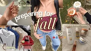 ПОДГОТОВКА К ОСЕНИ: видеоблог 🍁🧸🧺🍂✨ | бережное отношение, всё о душе, осенний маникюр и многое др...