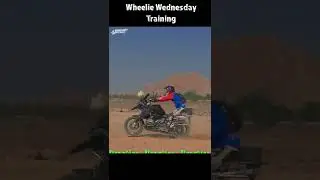 Wheelie training with Chris Birch - Off Road Motorcycle Instructor #saynotoslow #shorts