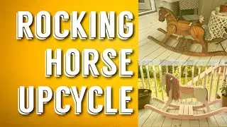 Rocking Horse Up Cycle | #rockinghorse | #upcycle | #woodenrockinghorse