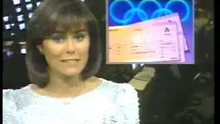 Olympics - 1984 - L A Games - Kathleen Sullivan Reports On Tremendous L A Games Attendance Figures