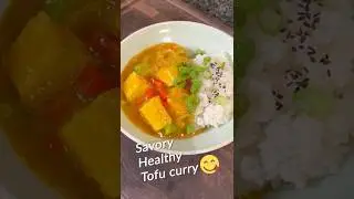 Korean Style Tofu Curry | Healthy and Delicious  |두부카레 #Shorts
