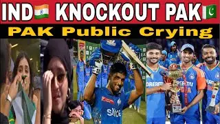 IND🇮🇳 KNOCK-OUT PAK🇵🇰 | ASIA CUP FINAL INDIA WIN😭😭😭