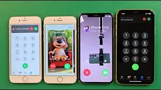 iPhone 6 iPhone X iPhone 6S iPhone 11 Incoming call Facetime Outgoing call