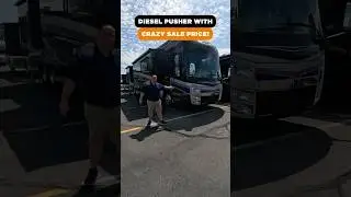 You will not believe the price of this diesel pusher motorhome! #diesel #motorhome #rvlife