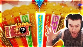 I Hit the MAXIMUM MULTIPLIER on a CRAZY TIME Bonus!