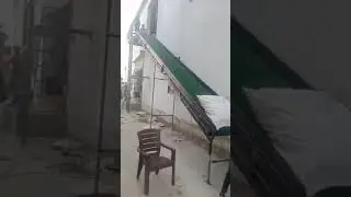 Conveyor Belt ground first floor loading ￼