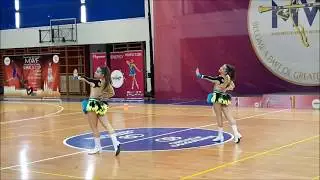 Križevačke mažoretkinje - seniors duo baton 2018